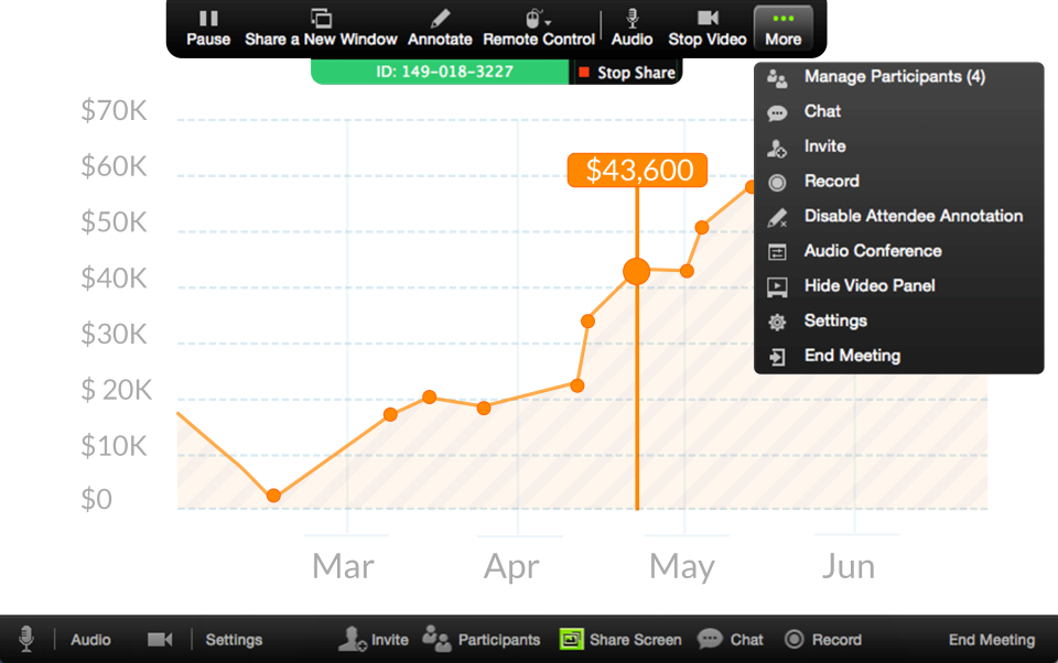 screenshot of RingCentral Video